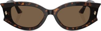 Jimmy Choo Eyewear Skylar sunglasses - women - Acetate - 62 - Brown