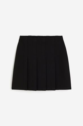H&M Faltenjupe - Schwarz