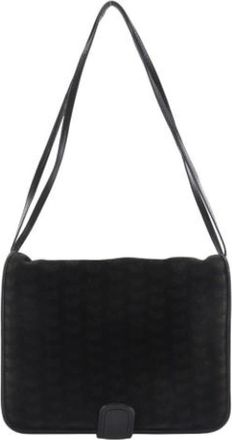 Bottega Veneta Pre-owned Su&egrave;de Schoudertas - Dames - Vintage Schoudertas - Zwart - ONE Size - Su&egrave;de - Vintage