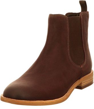 Clarks Womens Maypearl Nala Chelsea Boots, Purple (Burgundy Burgundy), 5.5 UK