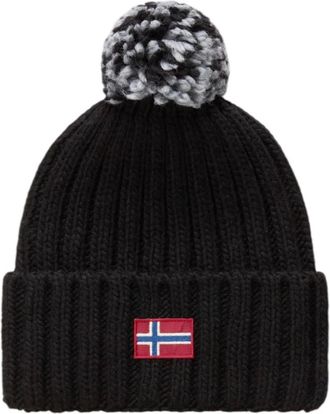 Napapijri Accessoires, Dames, Zwart, ONE Size, Wol, Semiury W 3
