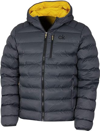 Calvin Klein Mens Woven Jacket - Charcoal - XXXL
