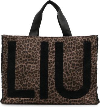 Liu Jo Animalier Shopper - Dames - Shoppers - Bruin - ONE Size - Polyester - Tassen