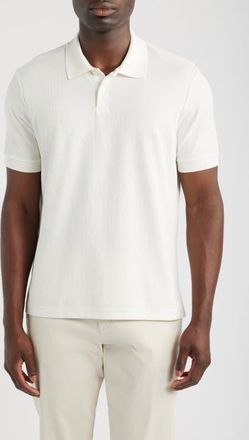 Nordstrom Pima Cotton Piqu&eacute; Polo in White Snow at Nordstrom, Size Xx-Large