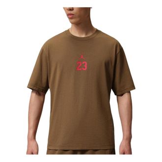 Nike Jordan T-Shirt Asia Sizing Mosswood Brown IW2015-235