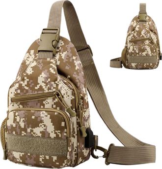 Generic Men Chest Shoulder Bag - Chest Shoulder Cross Body Bag, Unisex Shoulders Bags | Adjustable Utility Sports Storage Carrier Pouch for Climbing Camping D