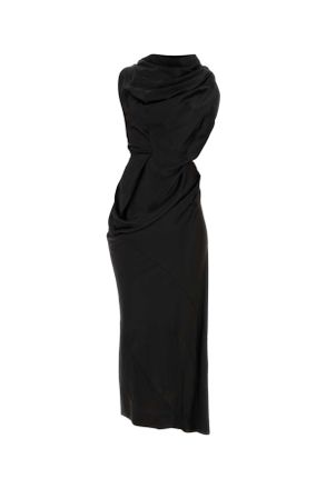 Vivienne Westwood Black Satin Dress