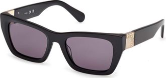 Max & Co. MO0124 01A Womens Sunglasses Black Size 53