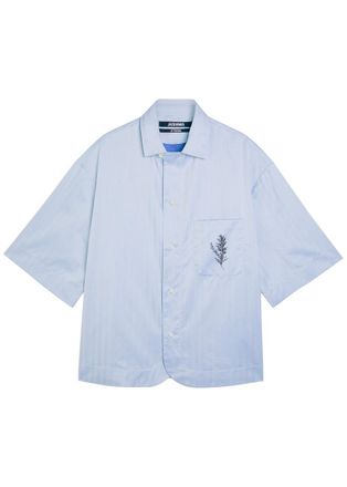 Jacquemus La Chemise Gardian Printed Cotton Shirt - Light Blue - 52 (IT52 / XL)