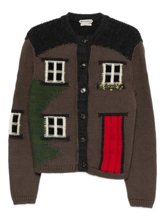 J.W.Anderson Cardigan House - Marrone