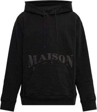 Maison Margiela The Hoodie - Heren - Hoodies - Zwart - L - Katoen - Hoodies & sweatvesten