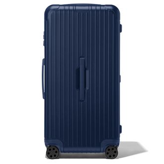 Rimowa Essential Trunk Plus Suitcase in Matte Blue - - 31.5x16.1x14.6