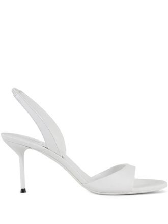 PARIS TEXAS Sandali Lidia con cinturino posteriore 75mm - Bianco