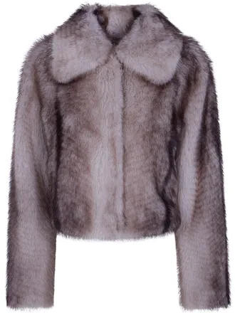 Twin-Set Coat Eco Fur Bomber Coat