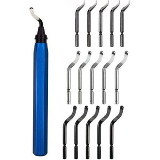 OEM Sbavatore Manuale, Sbavatore Con 10 Lame Di Ricambio Bs1010, Perno Di Sbavatura, Sbavatore Ruotabile A 360&deg; Per La Rimozione Di Bave Durante La Stampa