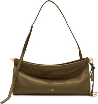 Alaia Le Click Nylon Shoulder bag - Brown - One Size