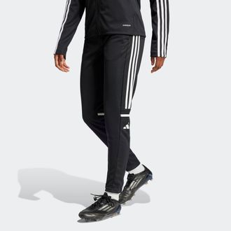 adidas Trainingshose ADIDAS PERFORMANCE SQ25 TR PNT W, Damen, Gr. XL, N-Gr, schwarz-weiss (schwarz, wei&szlig;), Obermaterial: 100% Polyester, Hosen Trainingshose