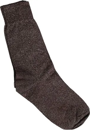 Dolce & Gabbana Viscose Mid-Calf Socks - Brown
