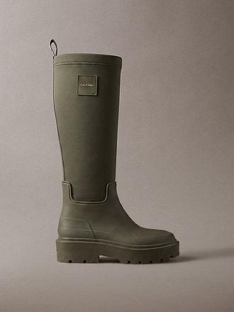 Calvin Klein Botas De Agua Hasta La Rodilla Con Suela Flexible