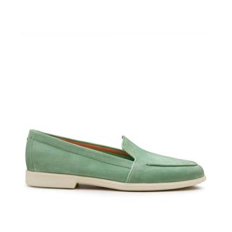 Santoni Malibu Loafer - female - Santoni - Loafers - Green - 4 1/2 UK - Shoes