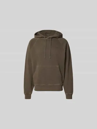 Closed Closed Hoodie mit K&auml;nguru-Tasche in Dunkelbraun, Gr&ouml;&szlig;e M