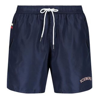 Iceberg Beach shorts - male - Iceberg - Beachwear - Blue - 2XL - Swimwear