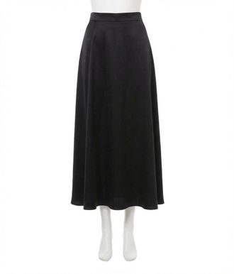 Z Supply Northpointe Satin Midi Skirt In Black