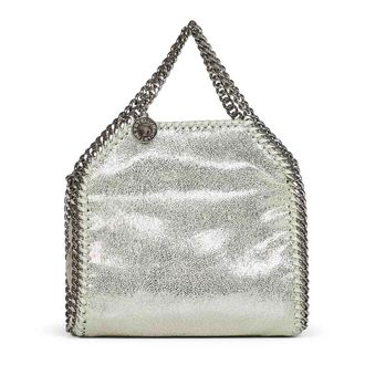 Stella McCartney Micro Falabella Tote - Dames - Handtassen - Grijs - ONE Size - Katoen - Tassen