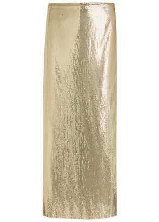 Paco Rabanne Chainmail Maxi Skirt - Gold - 34 (UK6 / XS)