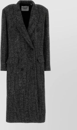 Isabel Marant wool-blend melange knit coat