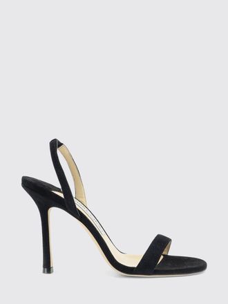 Jimmy Choo London Jenn Suede Slingback Sandals with Stiletto Heel