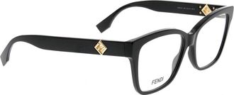 Fendi Stijlvolle zonnebril met uniek design - Dames - Brillen - Zwart - ONE Size - Accessoires