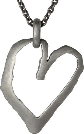 Parts Of Four Jazzs Heart necklace - unisex - Sterling Silver - One Size