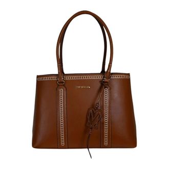 Love Moschino Dames, Tassen, Bruin, Maat: ONE Size Leer