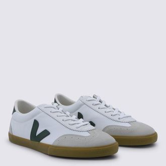 Veja Canvas and Suede Low-Top Sneaker - White