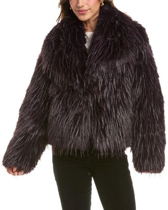 Stella + Lorenzo Faux Fur Coat