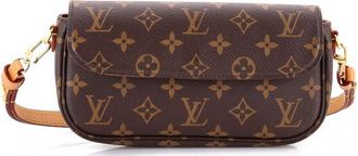 Louis Vuitton Brown Monogram Canvas Ivy Wallet On Chain (Authentic Pre-Loved)