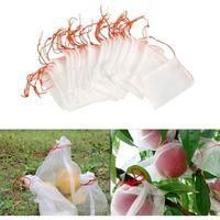 OEM Paquete De 100 Bolsas De Malla Para Insectos, Malla De Protecci&oacute;n De Jard&iacute;n De Nailon, Bolsas Reutilizables Para La Protecci&oacute;n De Frutas Y Plantas, Bo