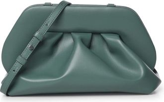 Themoir&egrave; Bios Clutch Medium - Dames - Tassen - Blauw - Maat: ONE Size Su&egrave;de