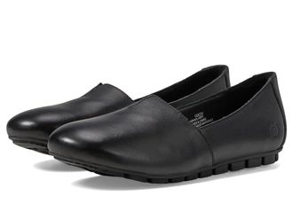 Born Sebra Womens Slip on Shoes Black Full Grain Leather : 6.5 M (B)