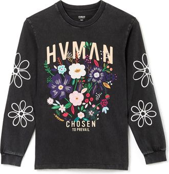 HVMAN LONG SLEEVE CREW NECK TEE