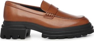 Hogan 10-Storey Loafers - Dames - Loafers - Bruin - 39 EU - Leer - Schoenen