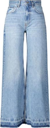 Anine Bing Wide Jeans - Dames - Loose Fit Jeans - Blauw - W25 - Jeans