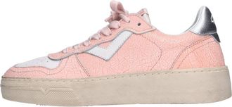 4B12 Schoenen, Dames, Roze, 39 EU, Leer, Sneakers Pink