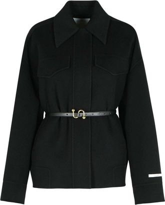 Sportmax Cantore Black Virgin Wool Jacket