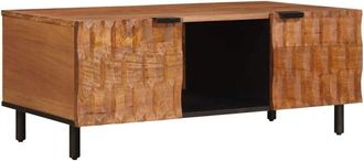 vidaXL Mesa De Caf&eacute; Marr&oacute;n 100 X 54 X 40 Cm Madera De Mango Maciza Vidaxl