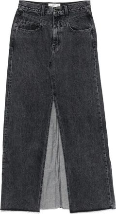 Slvrlake Denim Gonna lunga Dallas - Nero