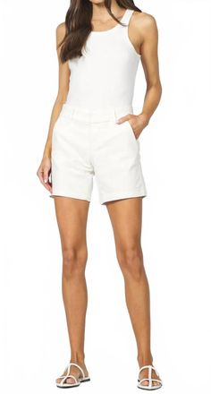 Dear John Denim Hampton High Rise Short In White