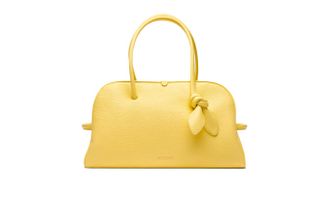 Jacquemus Turismo Canvas Yellow Leather Handbag (Pre-Owned)