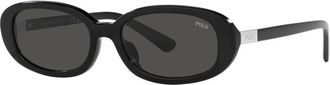 Polo Ralph Lauren Zonnebril - Dames - Zonnebrillen - Zwart - 53 MM - Accessoires